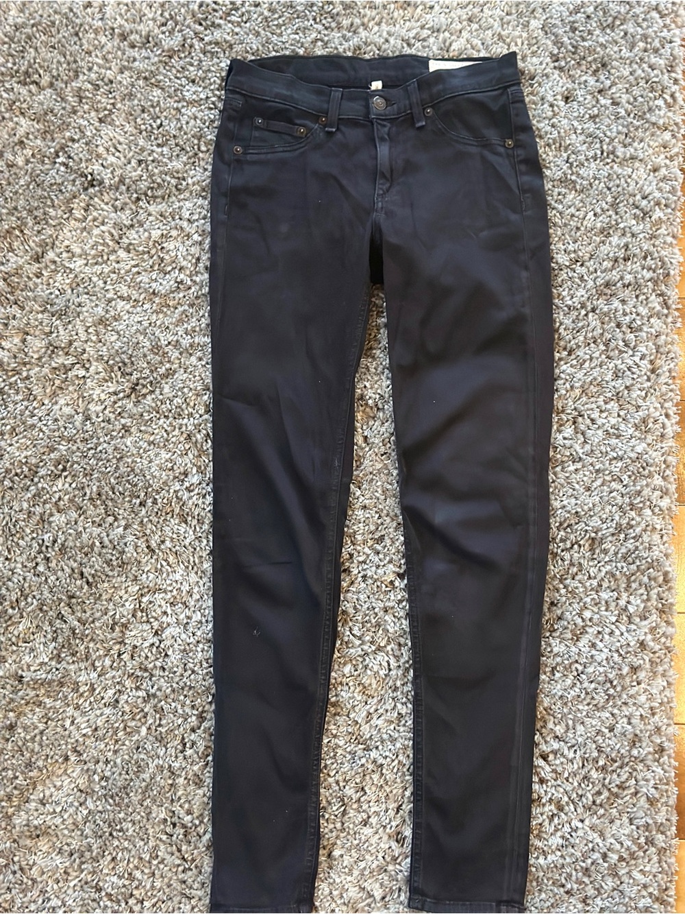 Rag and Bone Black Slim Fit Jeans Leggings
